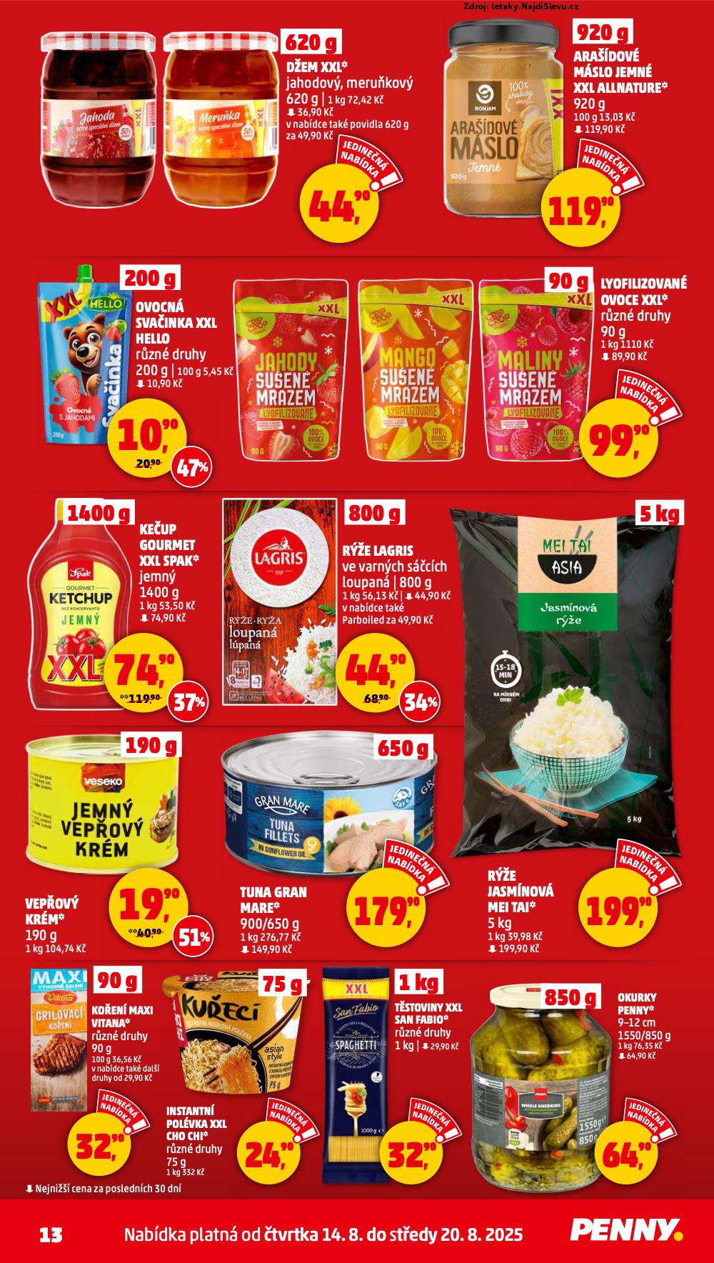 Let�k PENNY Market  (14. 8. - 20. 8. 2025) - str. 13