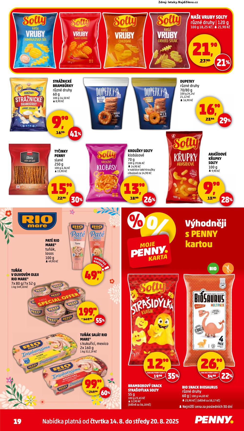 Let�k PENNY Market  (14. 8. - 20. 8. 2025) - str. 19