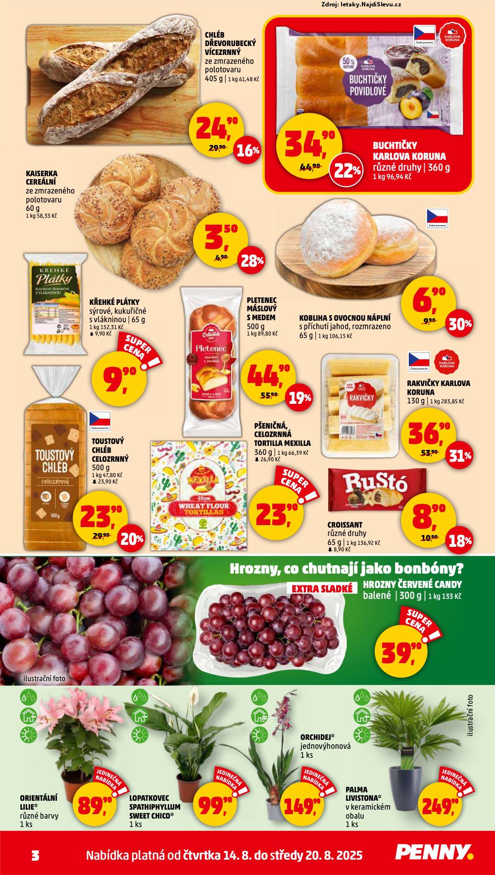 Let�k PENNY Market  (14. 8. - 20. 8. 2025) - str. 3