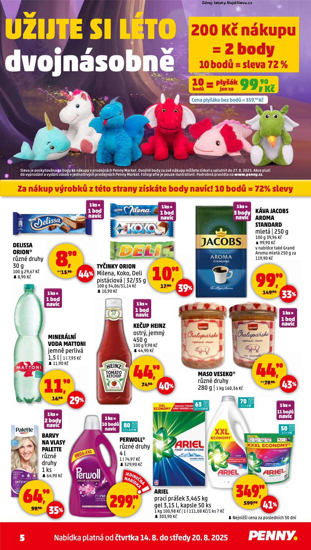 Let�k PENNY Market  (14. 8. - 20. 8. 2025) - str. 5