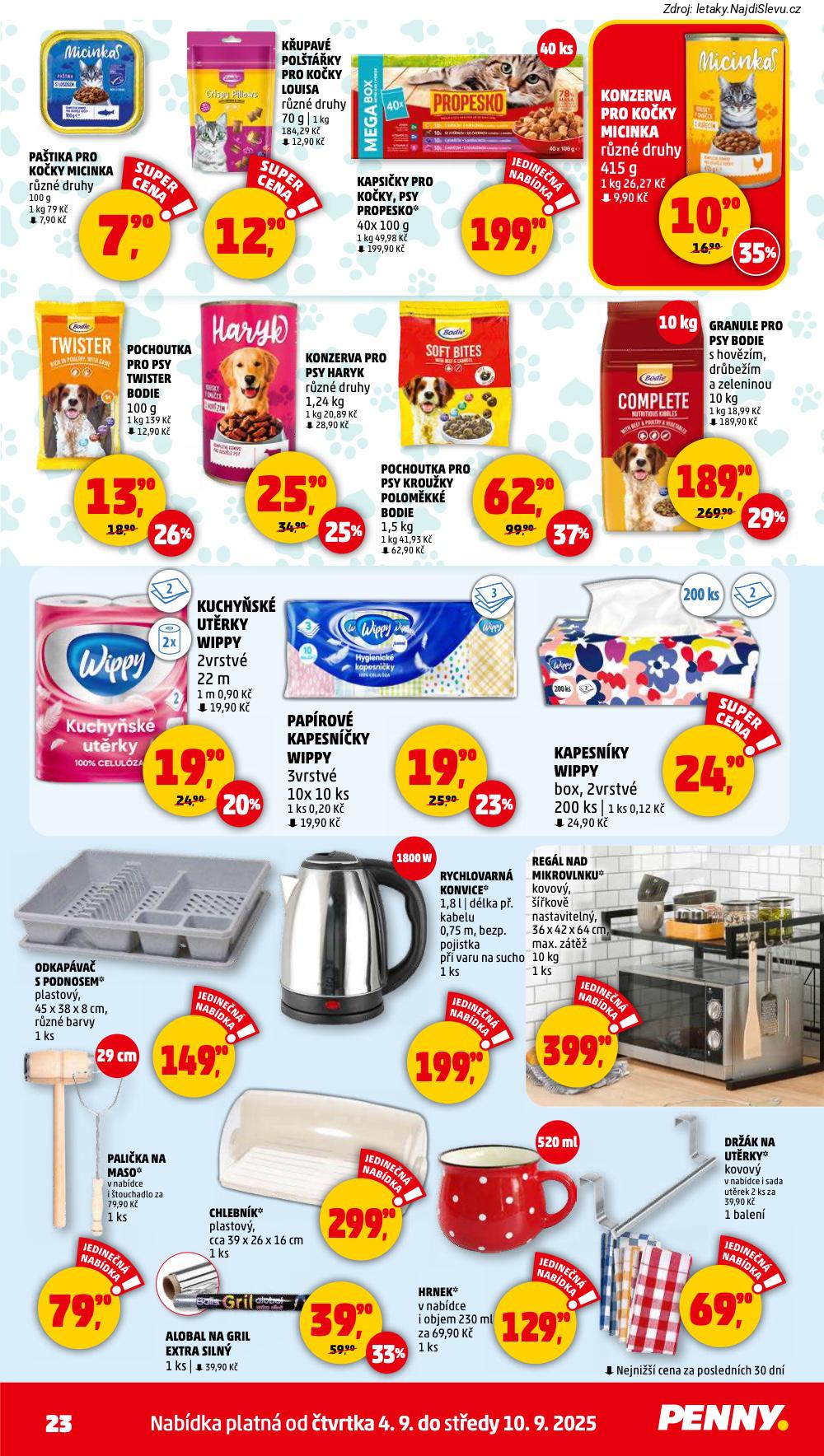 Strana 23 - leták PENNY Market (4. 9. - 10. 9. 2025)
