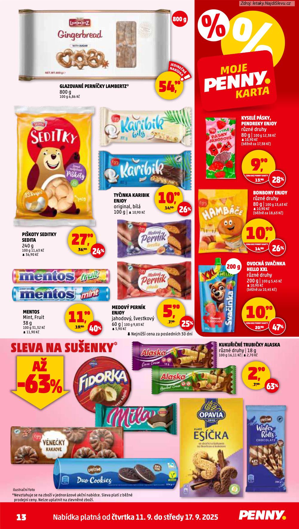 Strana 13 - leták PENNY Market (11. 9. - 17. 9. 2025)