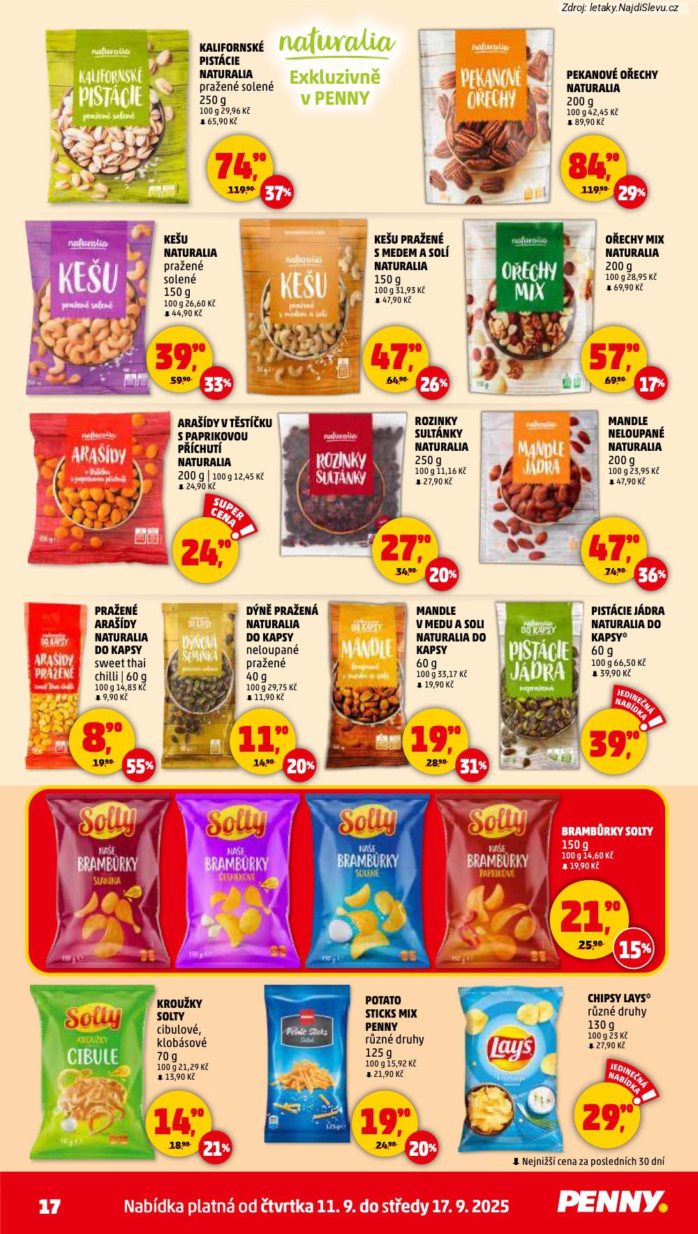 Strana 17 - leták PENNY Market (11. 9. - 17. 9. 2025)