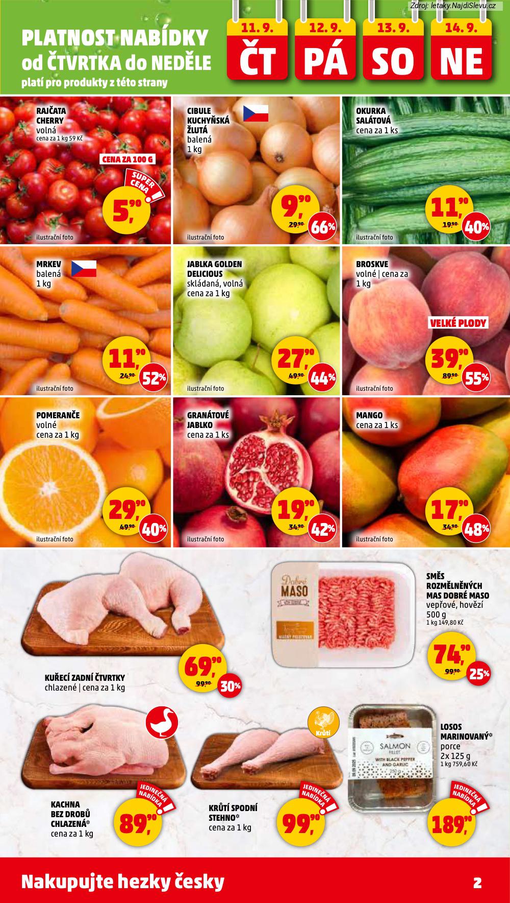 Strana 2 - leták PENNY Market (11. 9. - 17. 9. 2025)