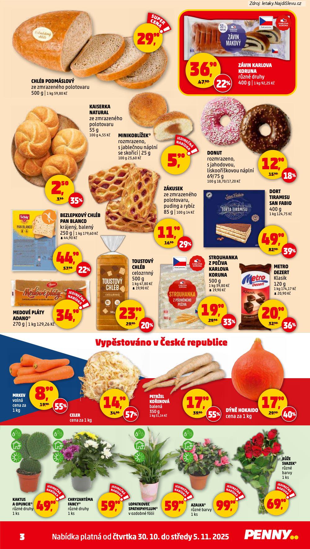 Letk PENNY Market (30. 10. - 5. 11. 2025) - strana 3 z 31