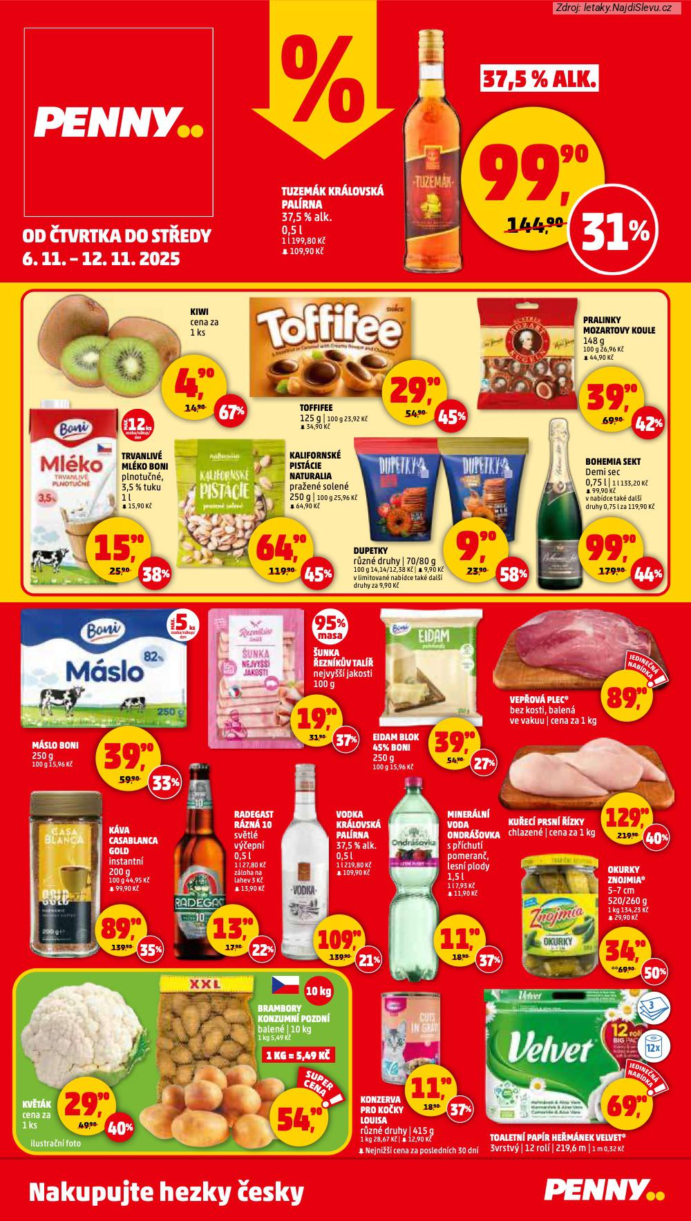 Letk PENNY Market (6. 11. - 12. 11. 2025) - strana 1 z 33