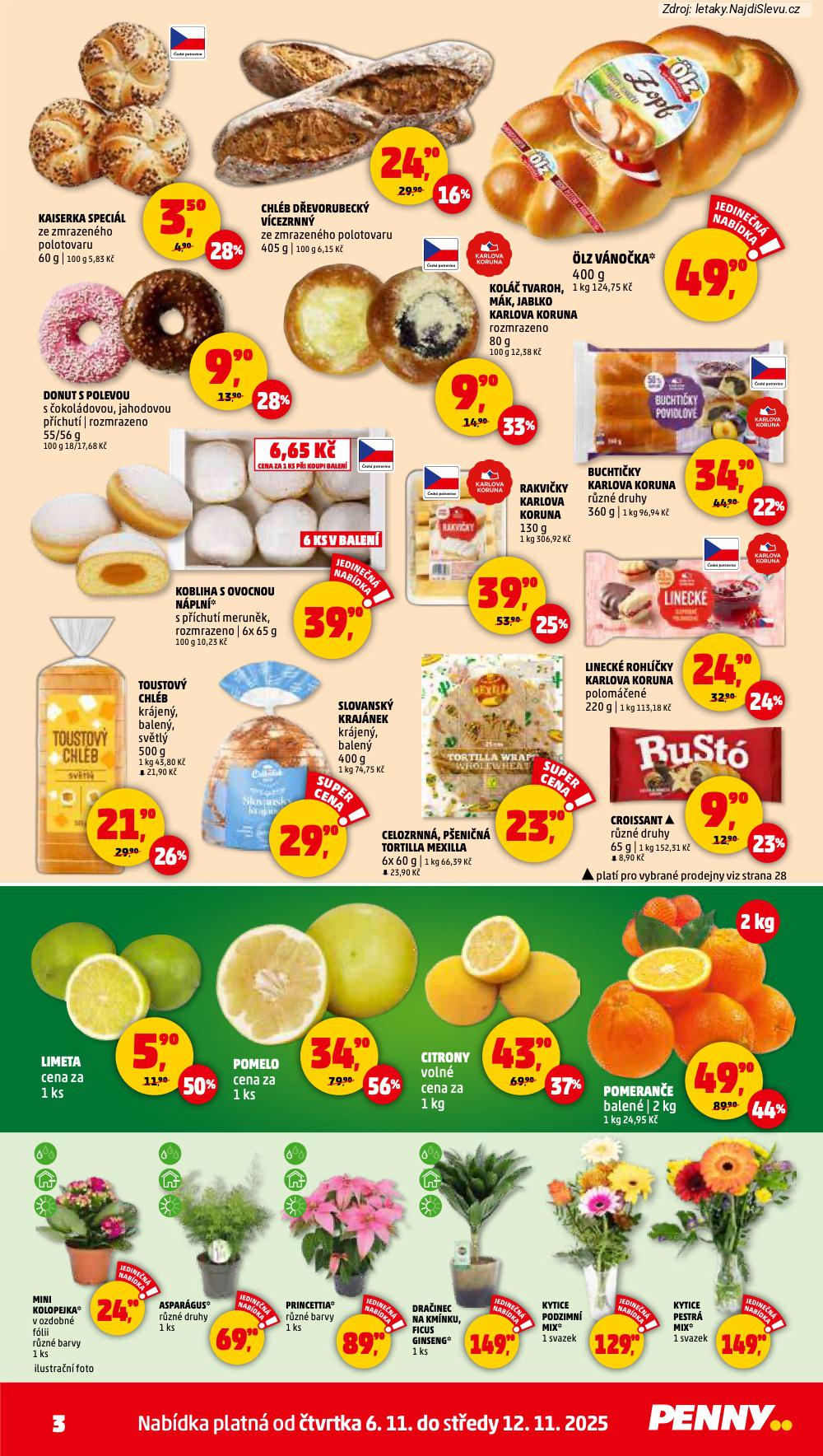 Letk PENNY Market (6. 11. - 12. 11. 2025) - strana 3 z 33