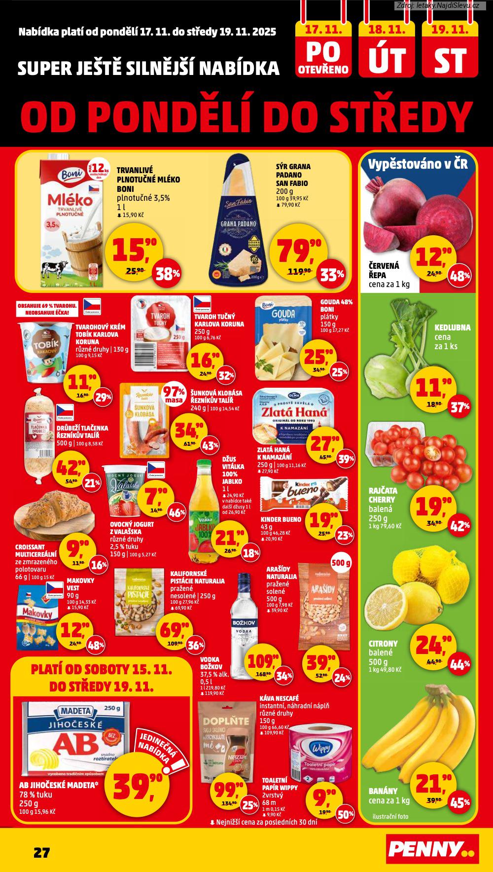 Strana 27 - let�k PENNY Market (13. 11. - 19. 11. 2025)