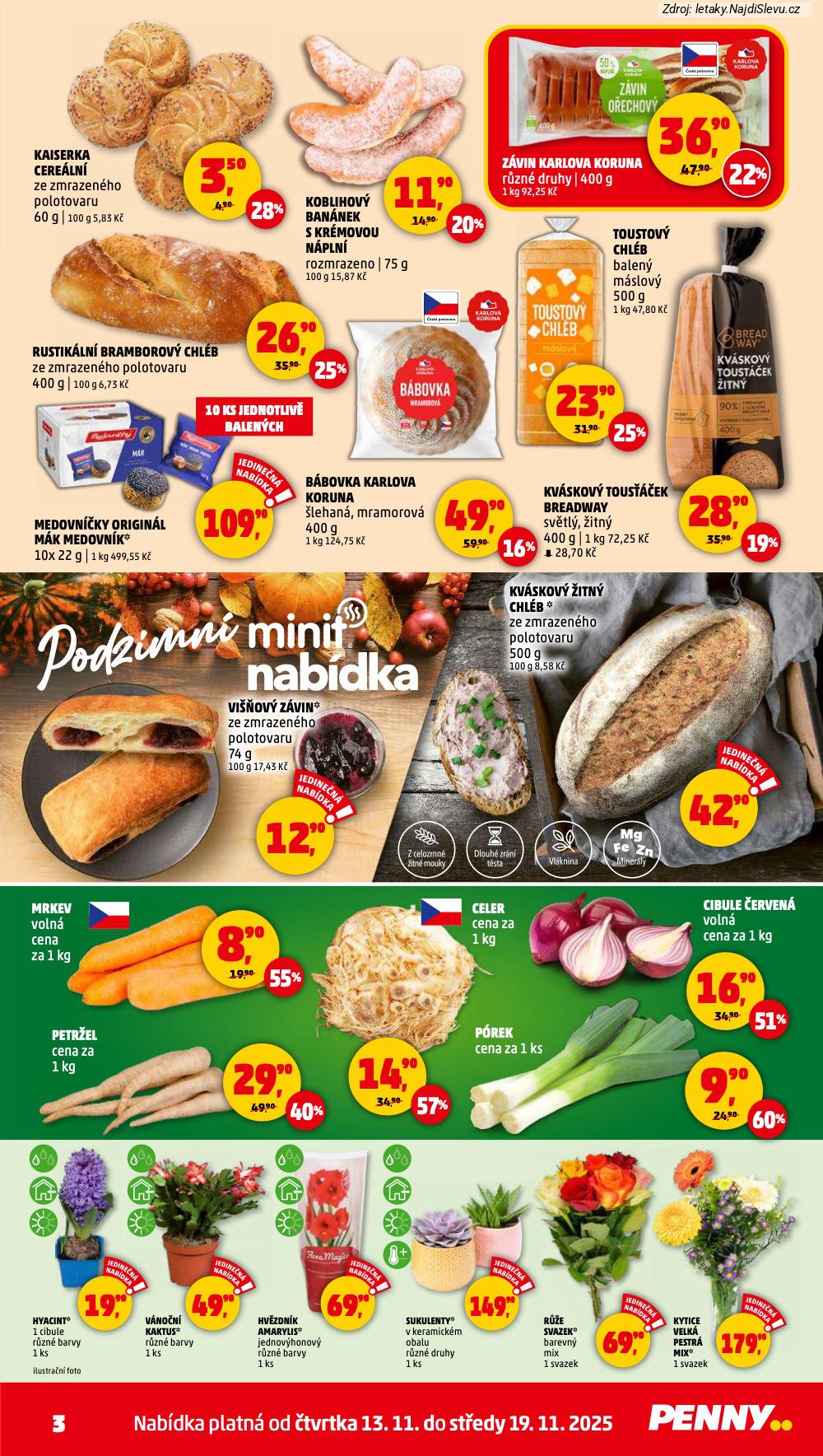 Strana 3 - let�k PENNY Market (13. 11. - 19. 11. 2025)