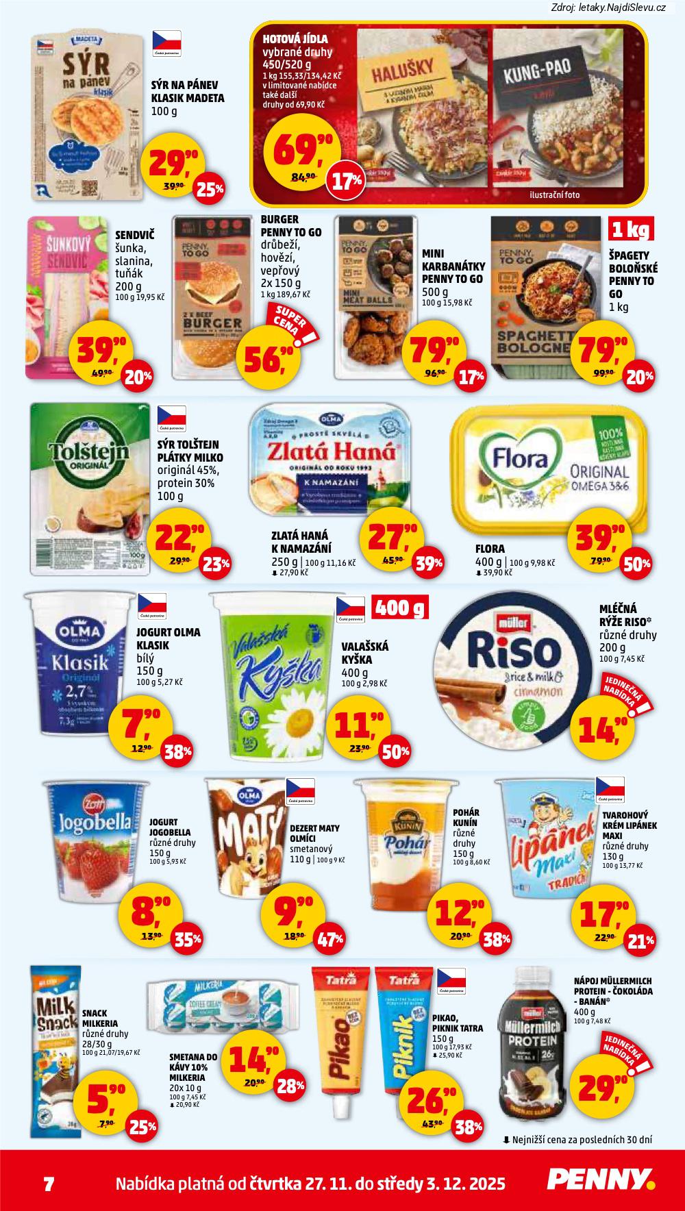 Let�k PENNY Market (27. 11. - 3. 12. 2025) - strana 7 z 37