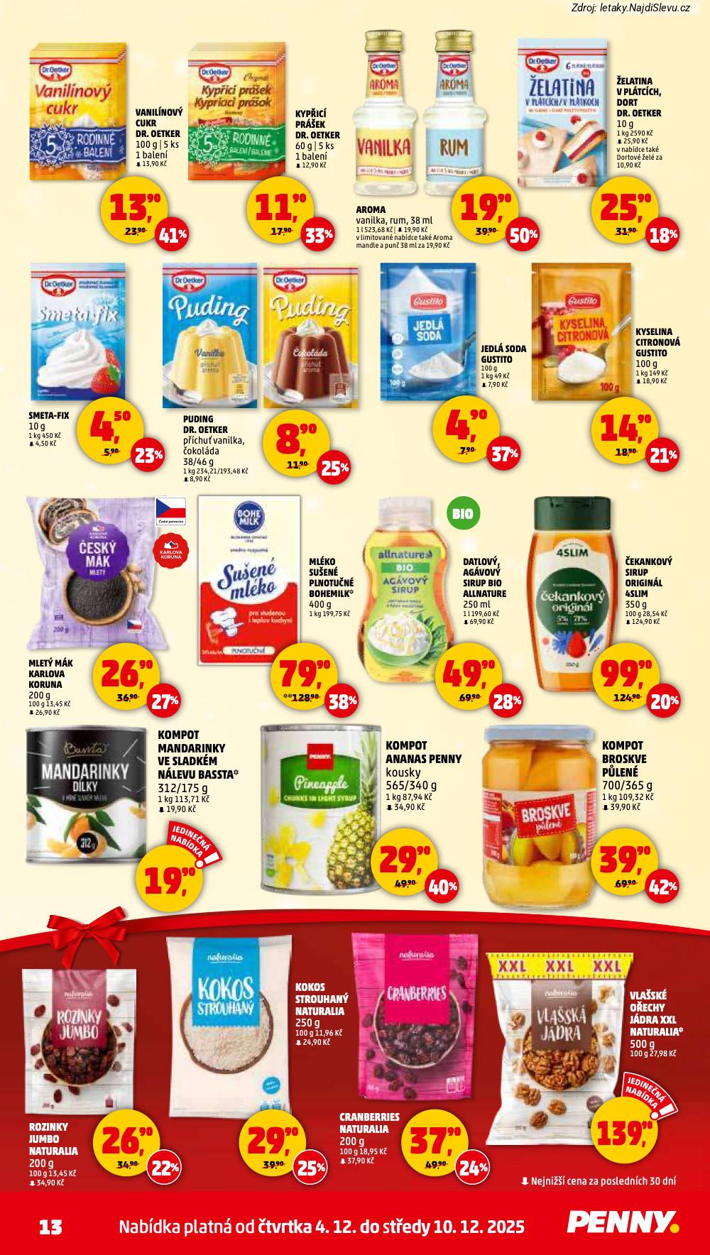 Let�k PENNY Market (4. 12. - 10. 12. 2025) - strana 13 z 42