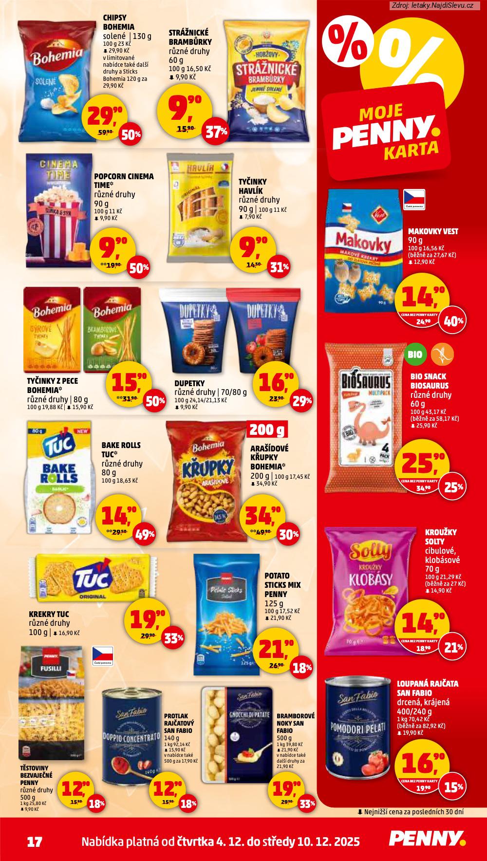 Let�k PENNY Market (4. 12. - 10. 12. 2025) - strana 17 z 42