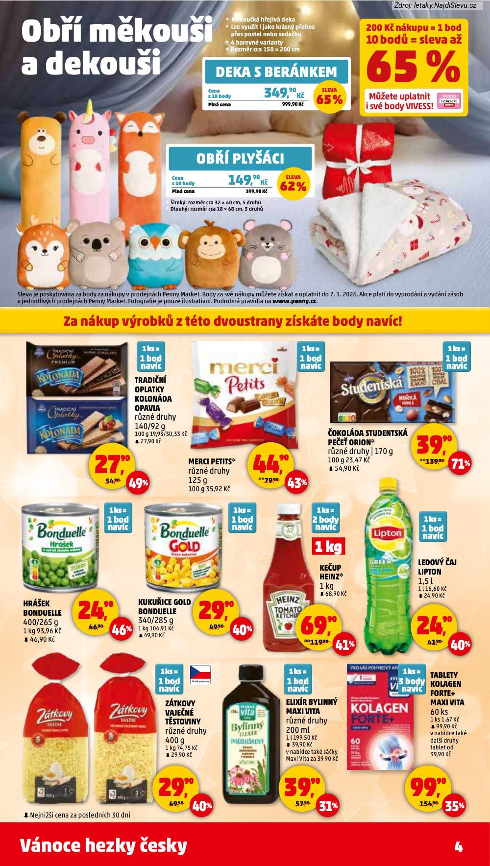 Strana 4 - let�k PENNY Market (4. 12. - 10. 12. 2025)