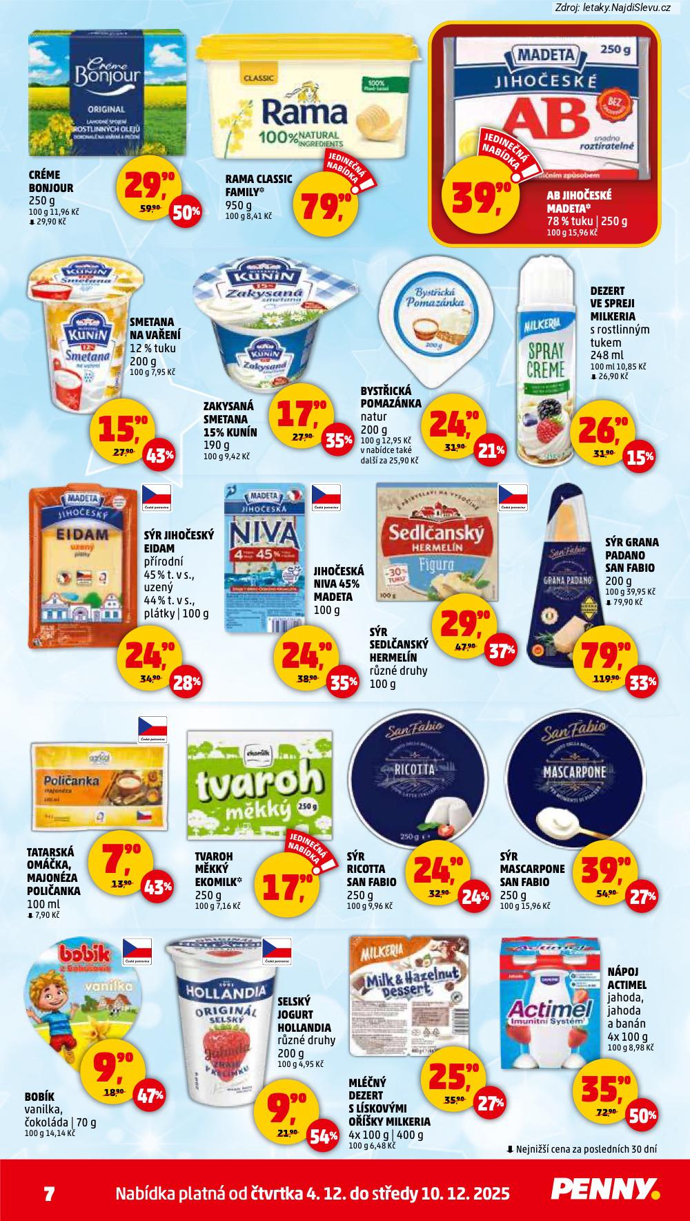 Let�k PENNY Market (4. 12. - 10. 12. 2025) - strana 7 z 42