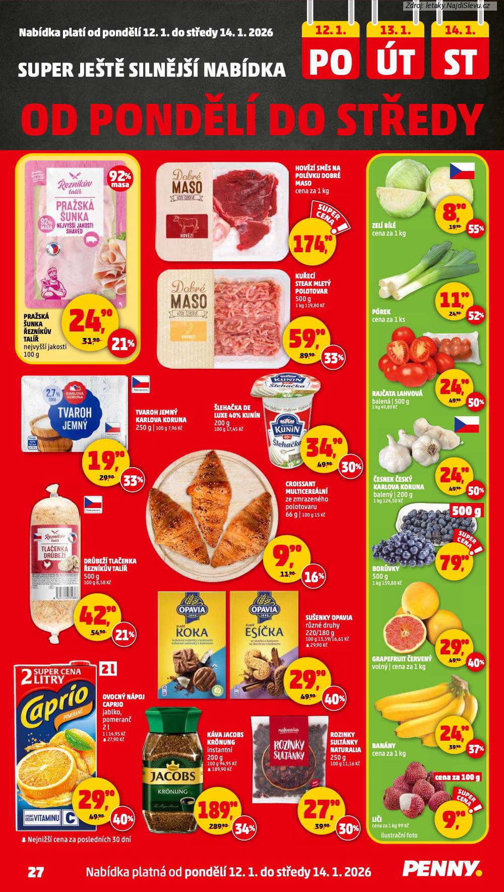 Strana 27 - let�k PENNY Market (8. 1. - 14. 1. 2026)