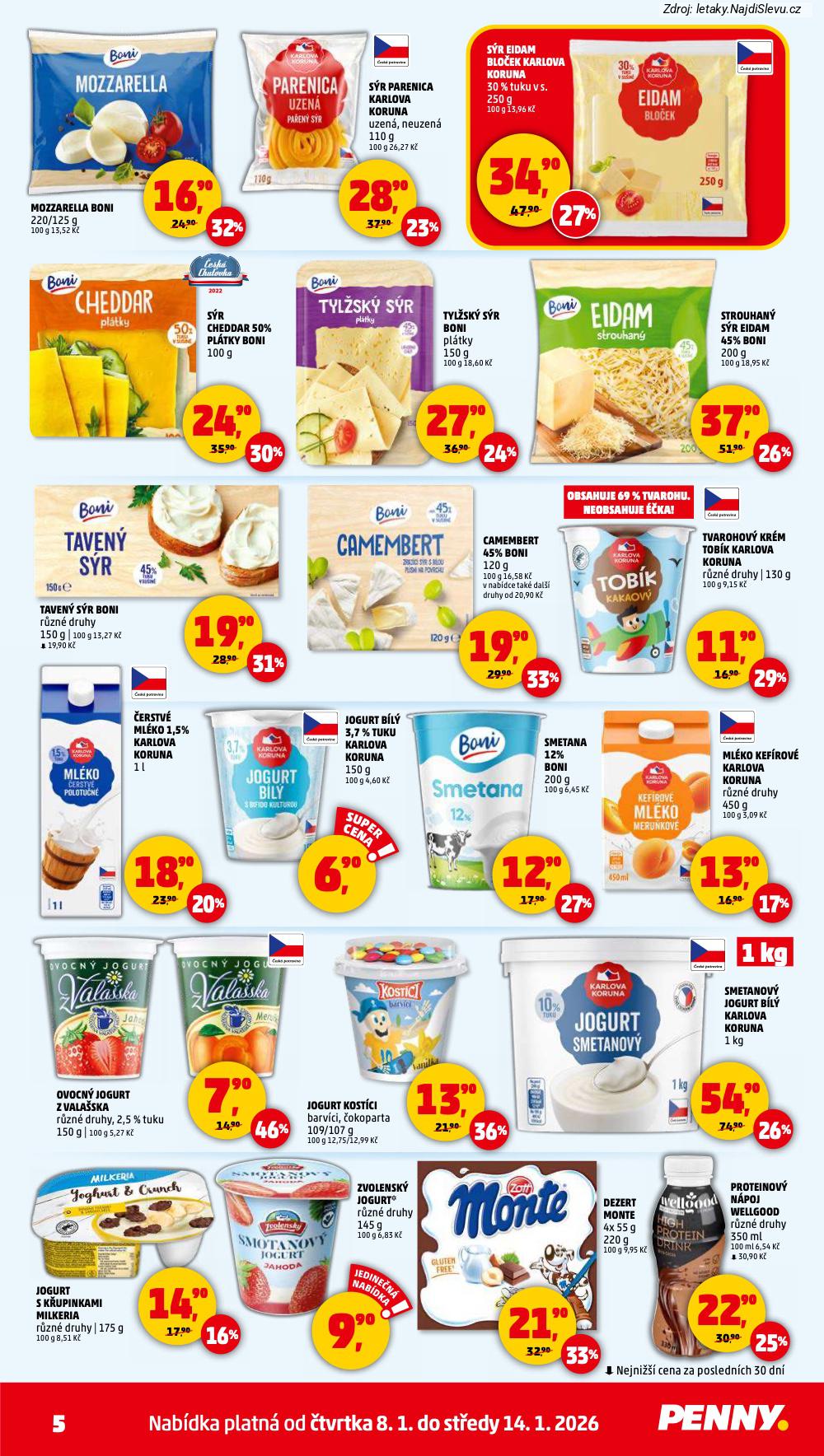 Strana 5 - let�k PENNY Market (8. 1. - 14. 1. 2026)