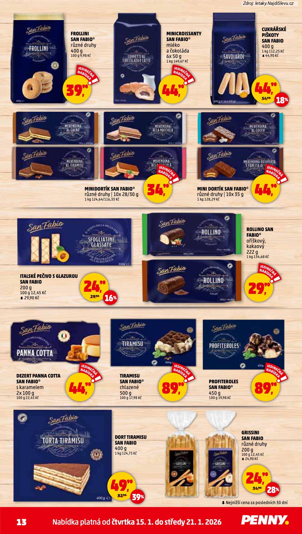 Strana 13 - let�k PENNY Market (15. 1. - 21. 1. 2026)