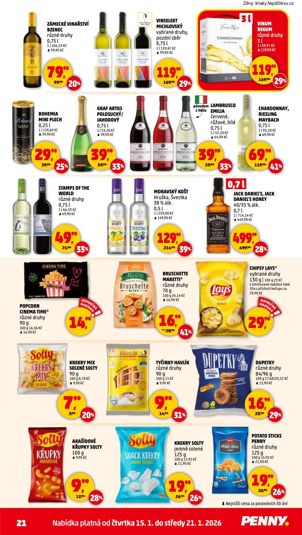 Strana 21 - leták PENNY Market (15. 1. - 21. 1. 2026)