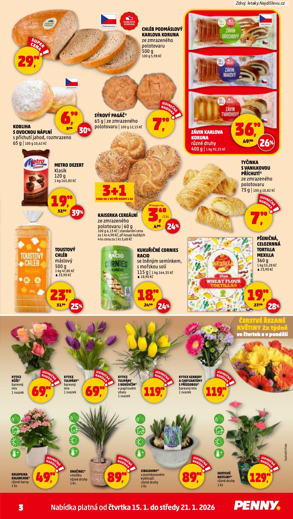 Strana 3 - let�k PENNY Market (15. 1. - 21. 1. 2026)
