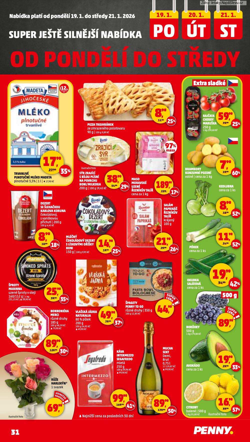 Strana 31 - let�k PENNY Market (15. 1. - 21. 1. 2026)