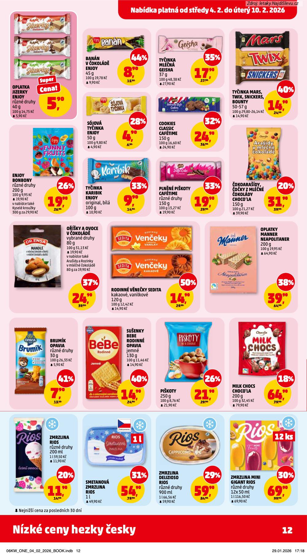 Let�k PENNY Market  (4. 2. - 10. 2. 2026) - str. 12: ZMRZLINA MINI, ZMRZLINA DELIZIOSO, SMETANOV� ZMRZLINA, ZMRZLINA RIOS