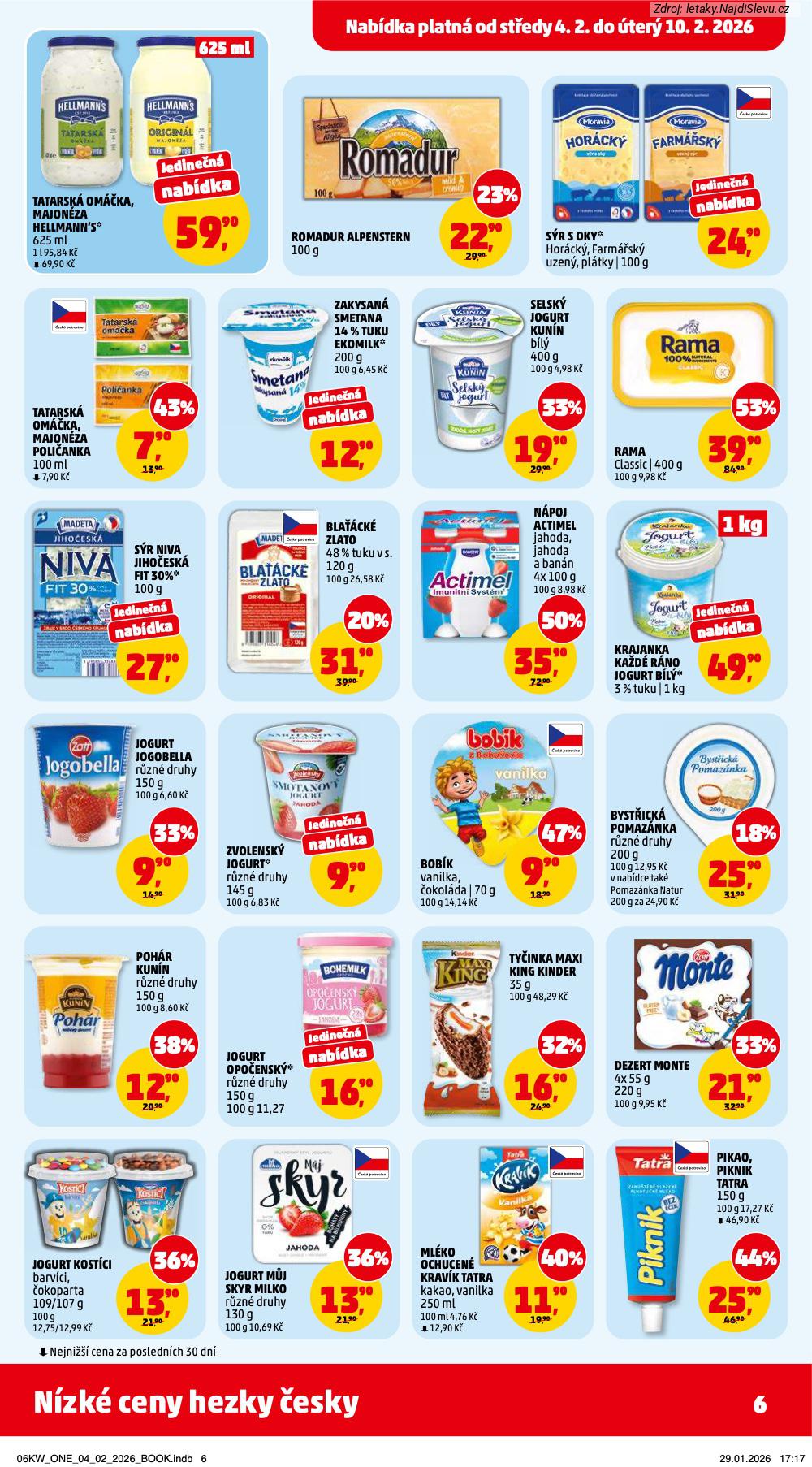 Let�k PENNY Market  (4. 2. - 10. 2. 2026) - str. 6: BLA��CK� ZLATO, RAMA, S�R JIHO�ESK�, TATRA PIKNIK