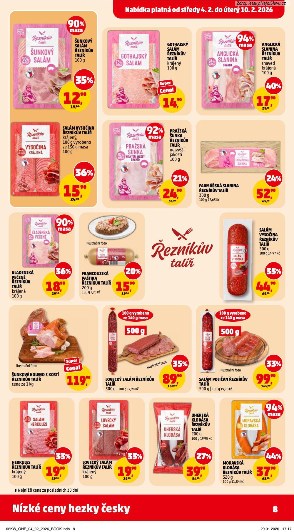 Let�k PENNY Market  (4. 2. - 10. 2. 2026) - str. 8: MORAVSK� KLOB�SA, UHERSK� KLOB�SA, LOVECK� SAL�M, HERKULES
