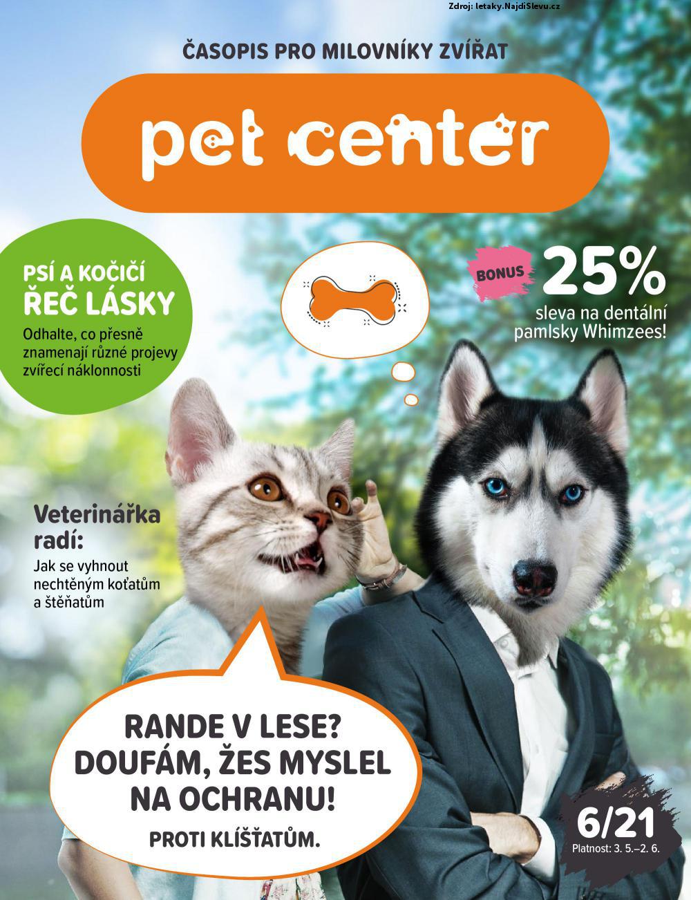 Strana 1 - letk Pet Center (3. 5. - 2. 6. 2021)