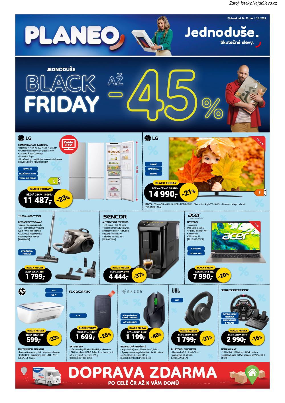 Let�k PLANEO Elektro  (24. 11. - 1. 12. 2025) - str. 1