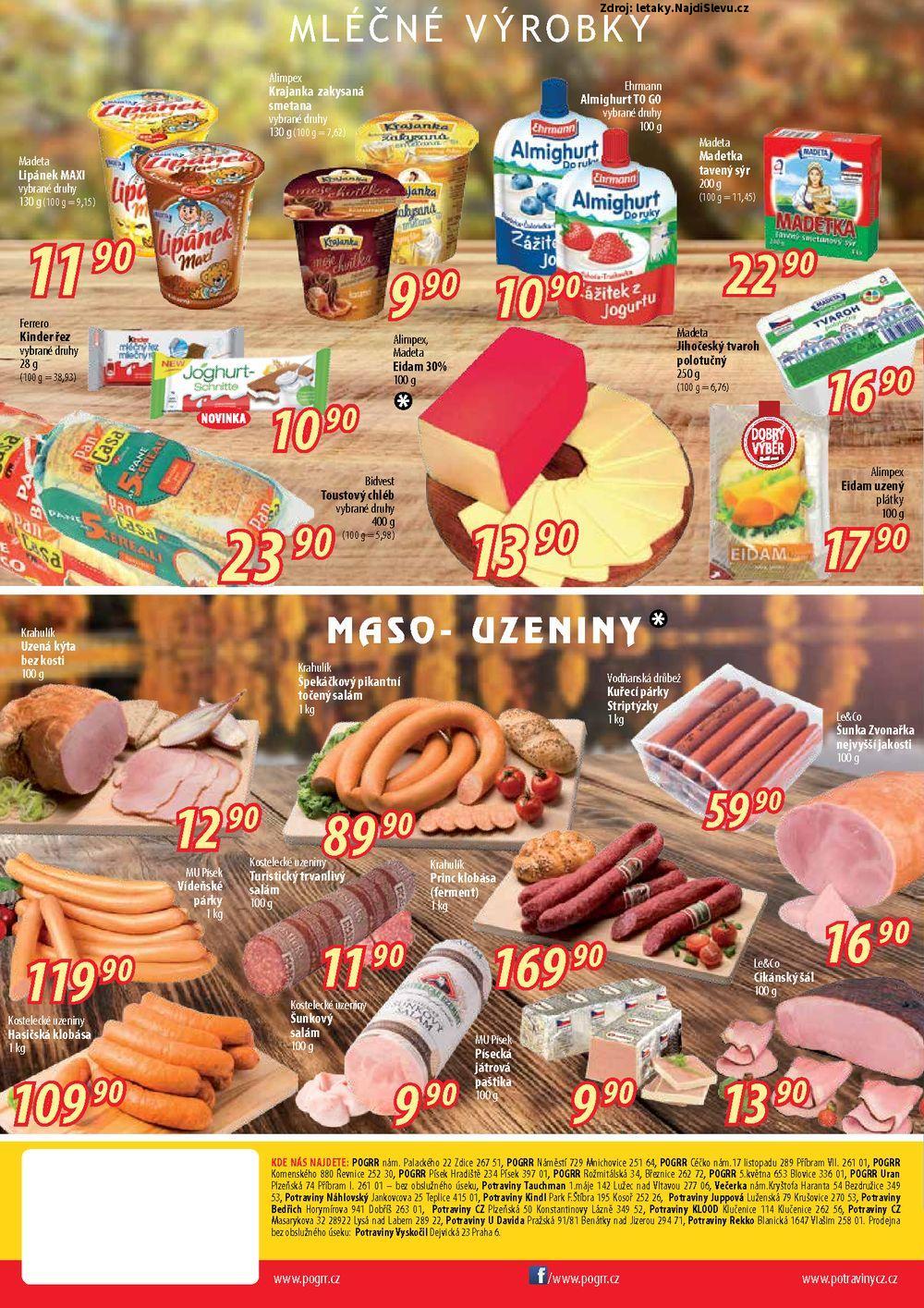 Strana 1 - letk Potraviny CZ (23. 11. - 5. 12. 2016)