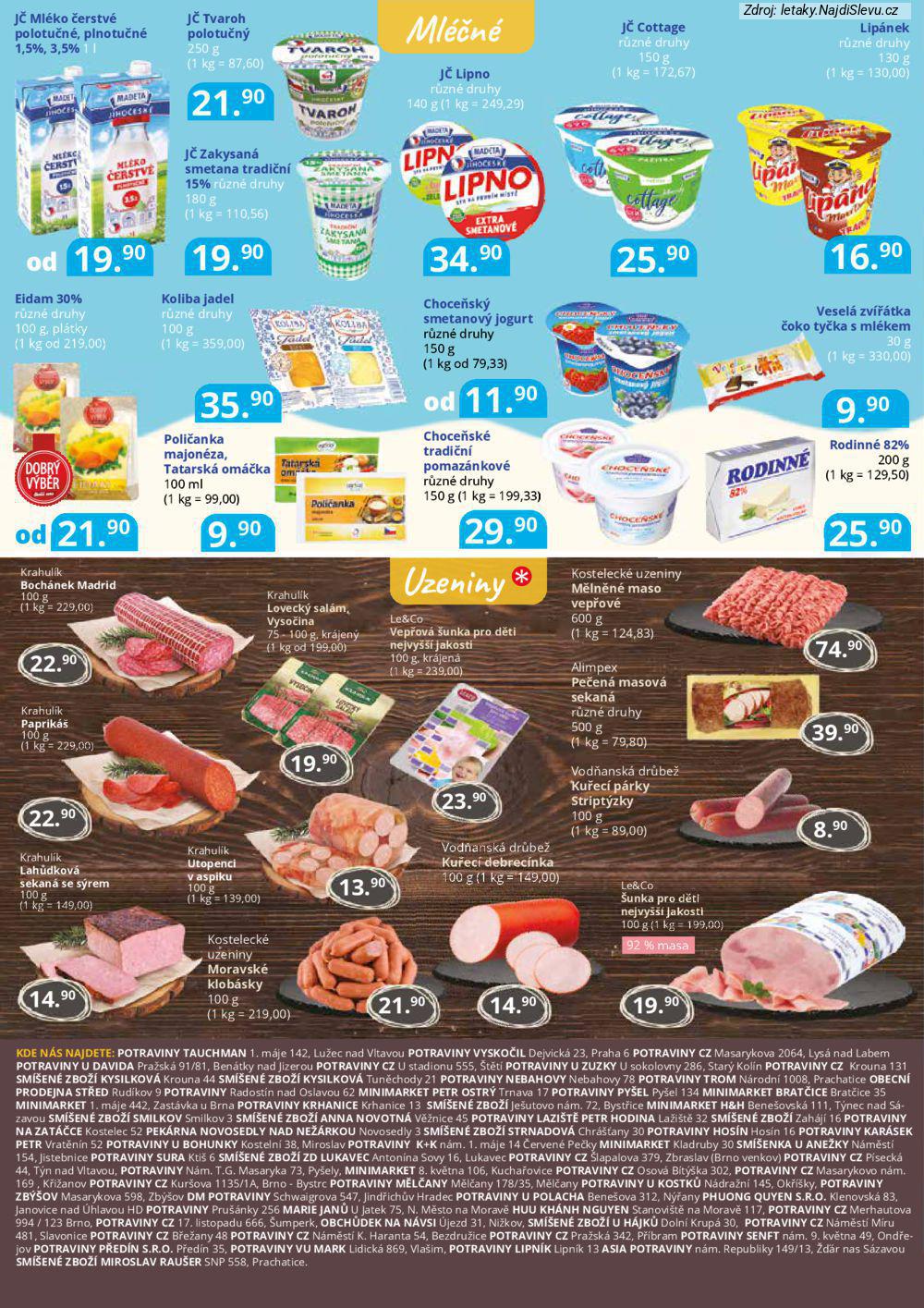 Let�k Potraviny CZ (2. 1. - 12. 1. 2026) - strana 1 z 4