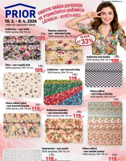 Let�k PRIOR 10. 3. - 8. 4. 2026 AK�N� NAB�DKA L�TEK A BYTOV�HO TEXTILU