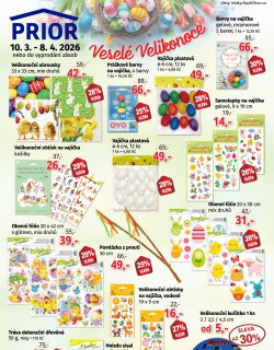 Let�k PRIOR 10. 3. - 8. 4. 2026 AK�N� NAB�DKA VELIKONO�N�CH DEKORAC�