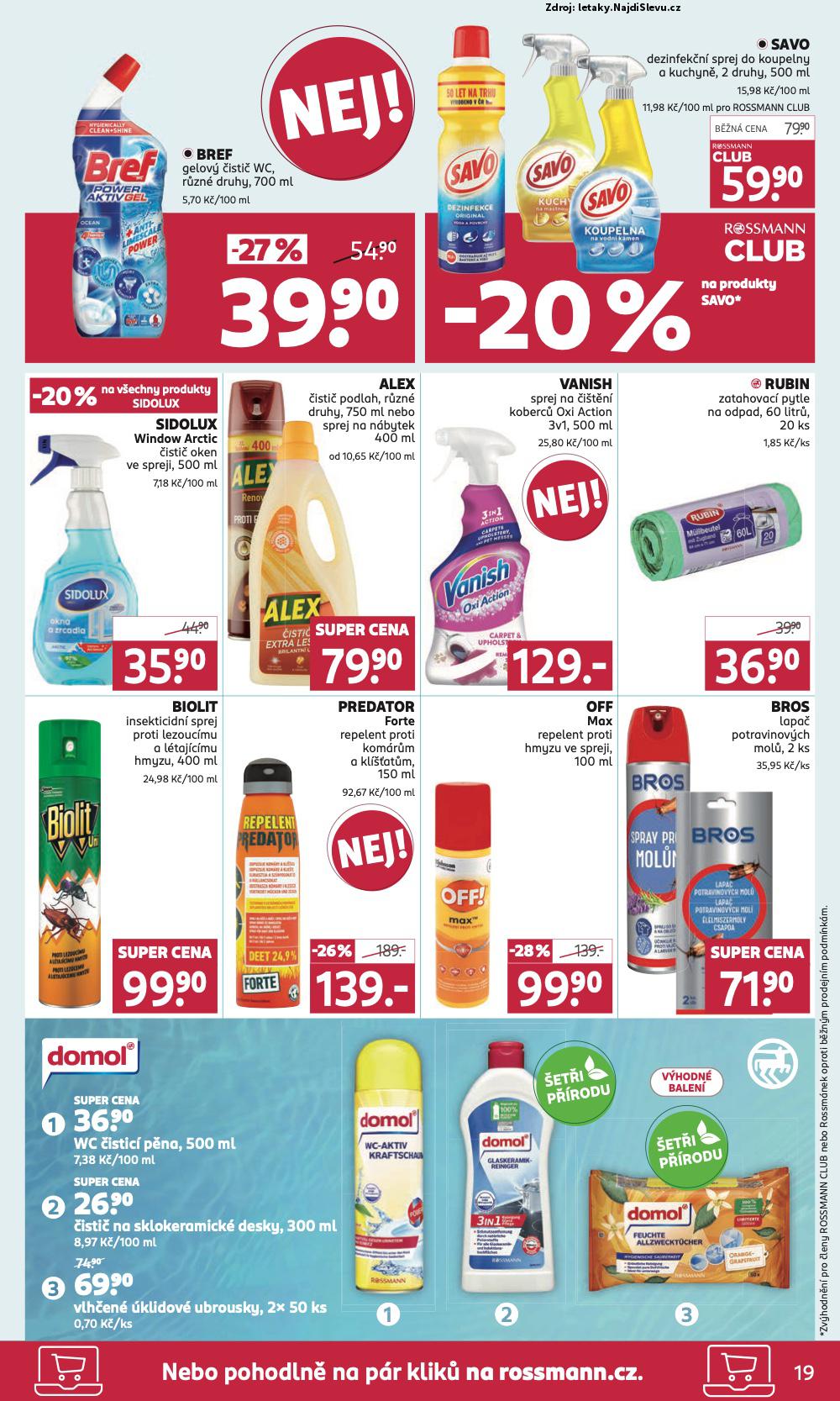 Strana 19 - leták Rossmann (7. 5. - 20. 5. 2025)