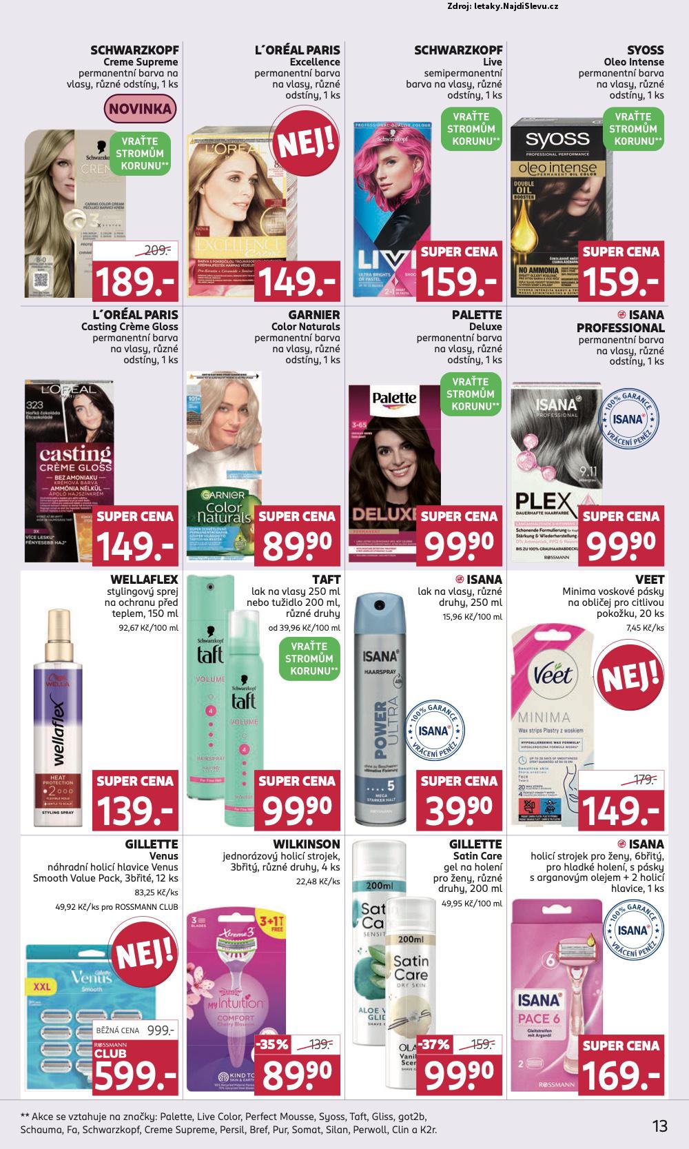Strana 13 - leták Rossmann (2. 7. - 15. 7. 2025)