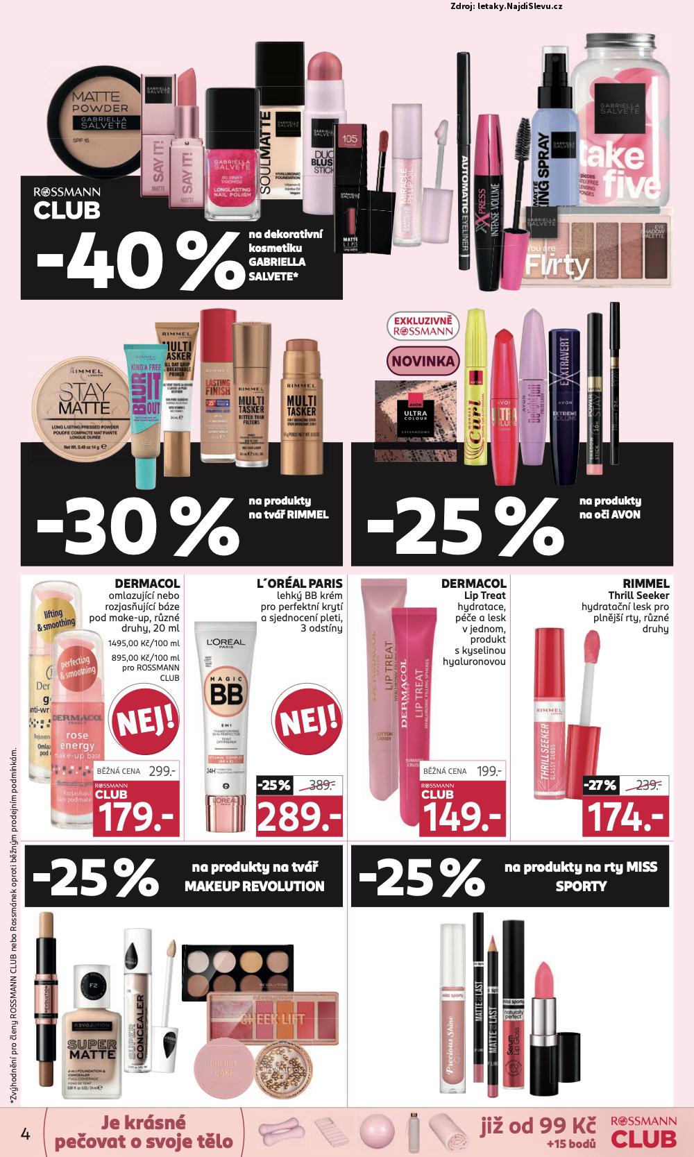 Strana 4 - leták Rossmann (2. 7. - 15. 7. 2025)