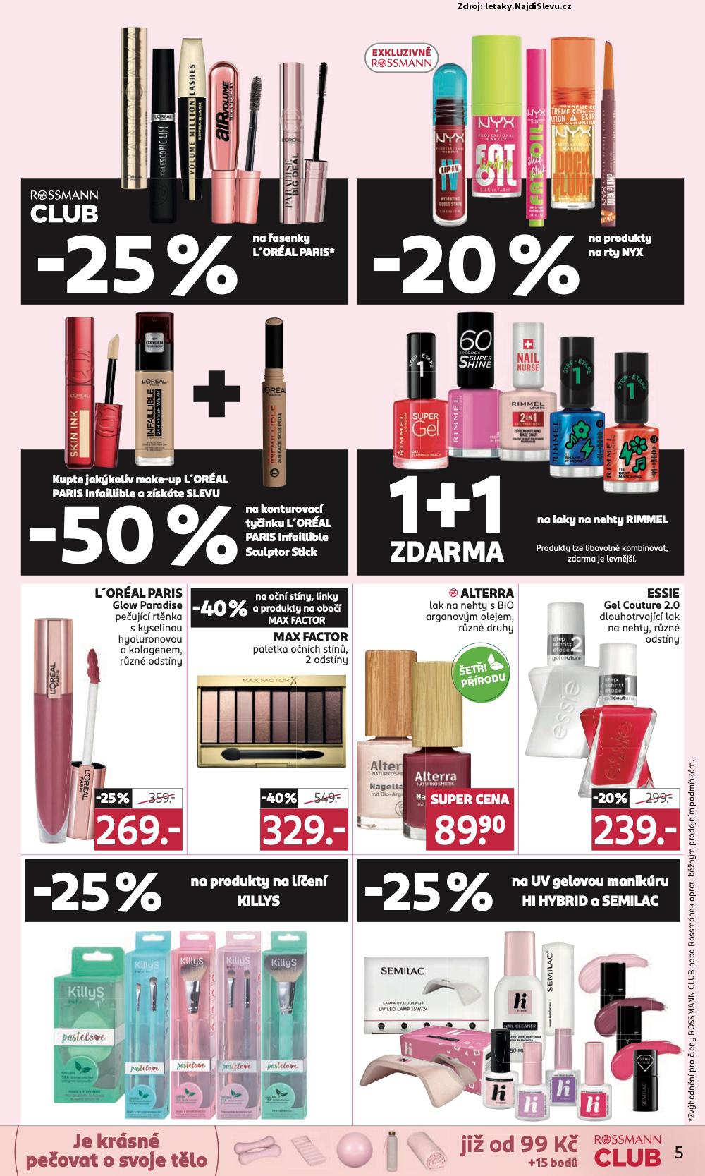 Strana 5 - leták Rossmann (2. 7. - 15. 7. 2025)