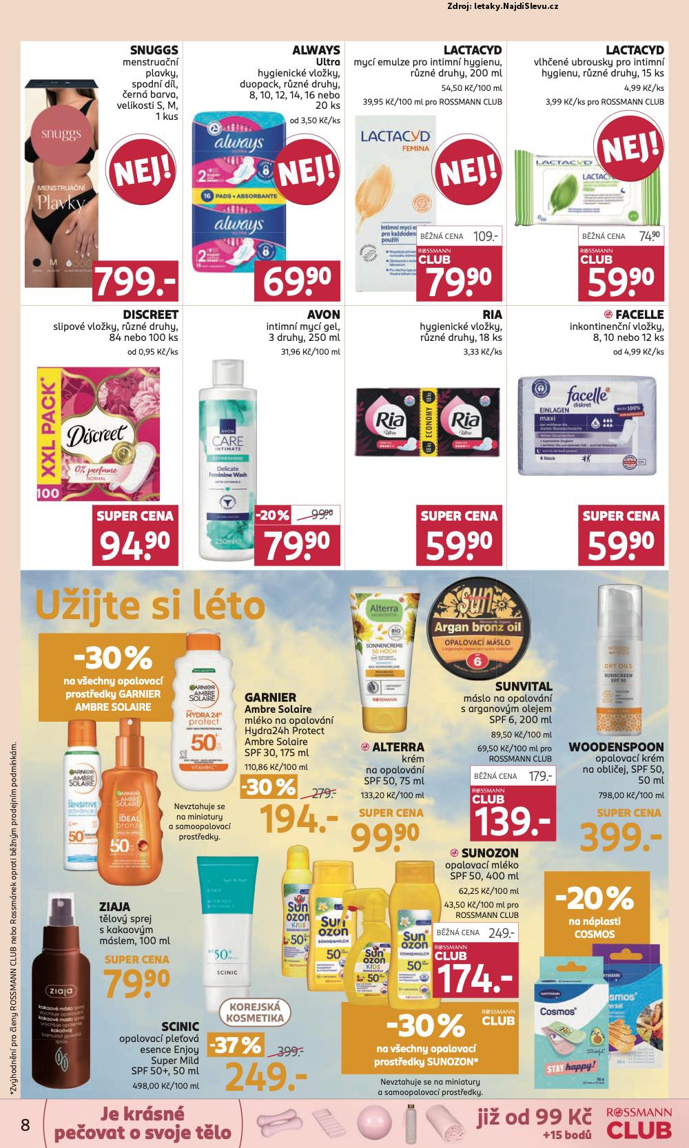 Strana 8 - leták Rossmann (2. 7. - 15. 7. 2025)