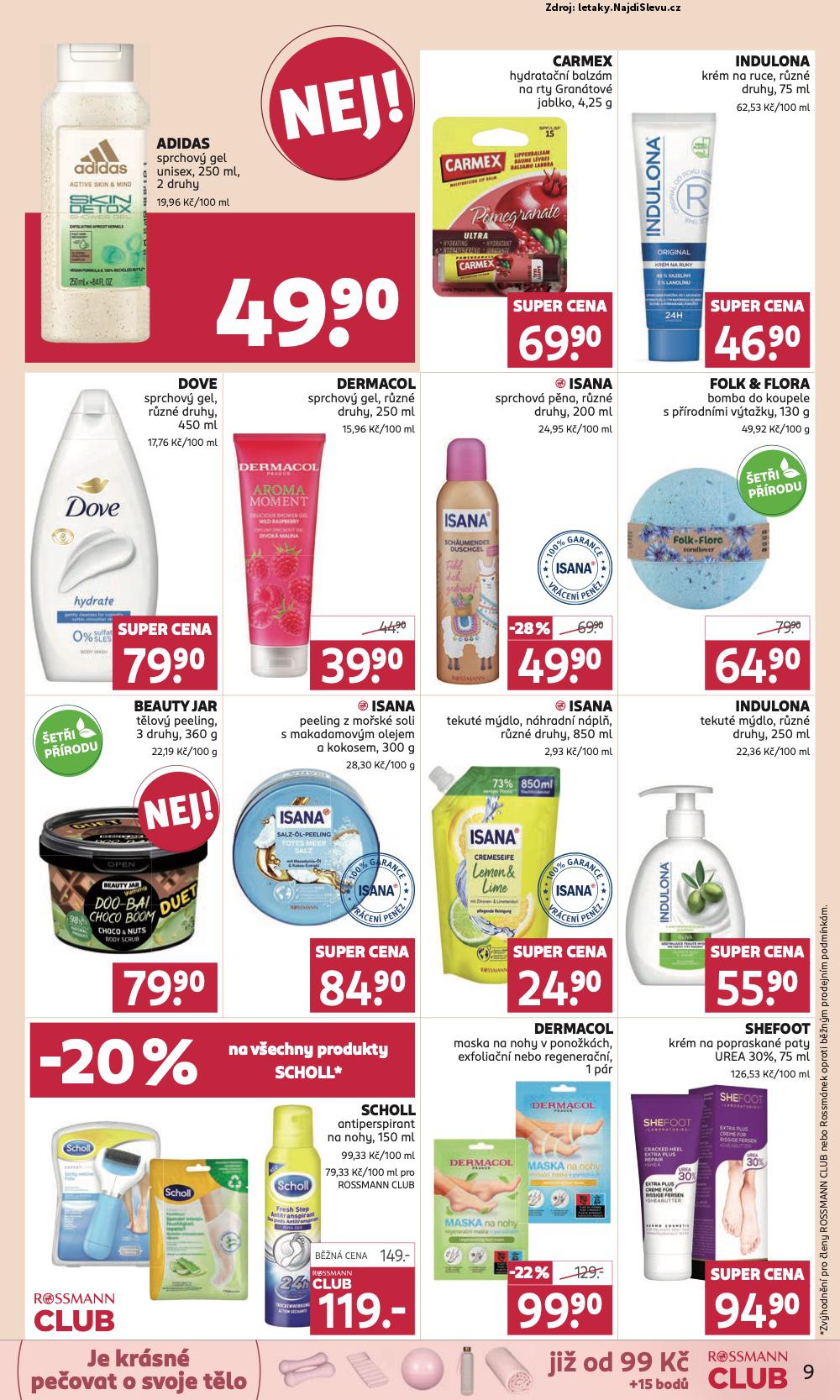 Strana 9 - leták Rossmann (2. 7. - 15. 7. 2025)