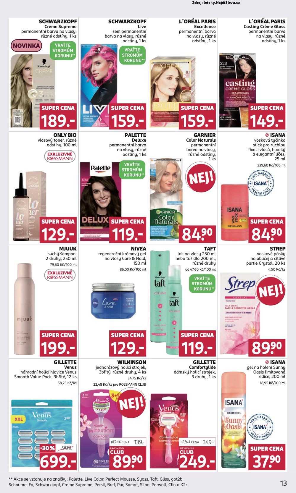 Strana 13 - leták Rossmann (30. 7. - 12. 8. 2025)