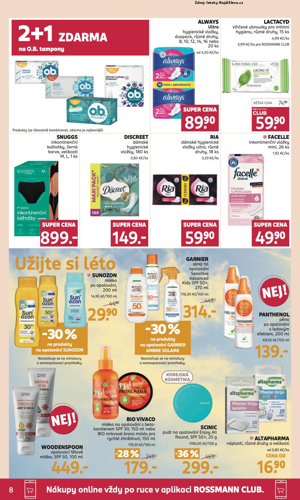 Strana 8 - leták Rossmann (30. 7. - 12. 8. 2025)
