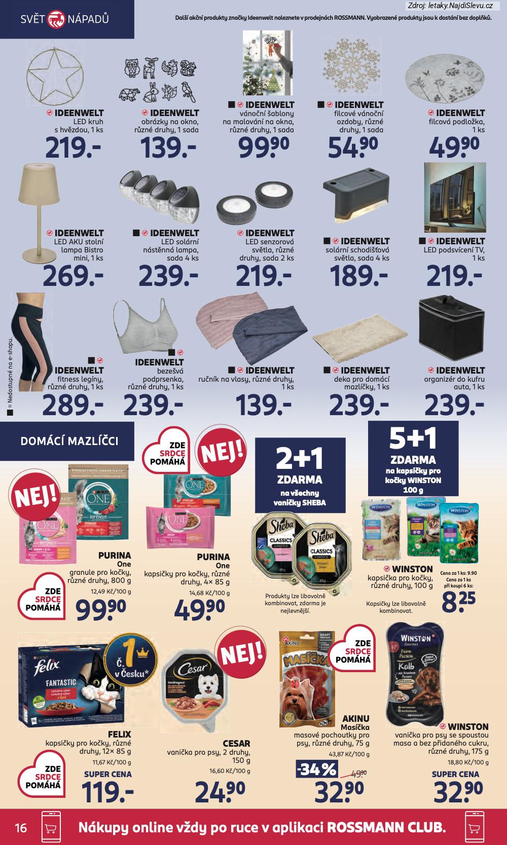 Strana 16 - let�k Rossmann (5. 11. - 18. 11. 2025)