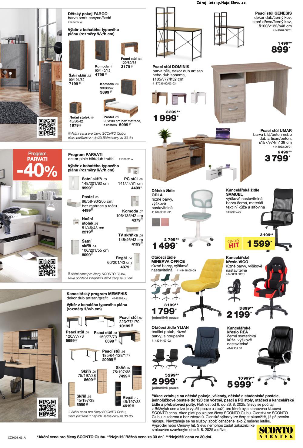 Let�k Sconto N�bytek  (6. 8. - 26. 8. 2025) - str. 3