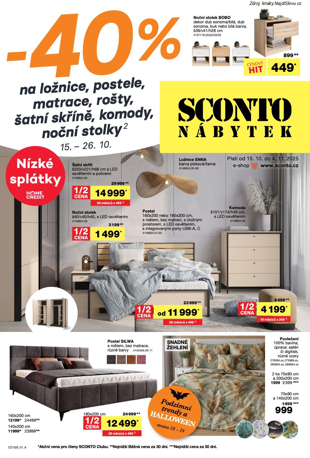 Let�k Sconto N�bytek  (15. 10. - 4. 11. 2025) - str. 1