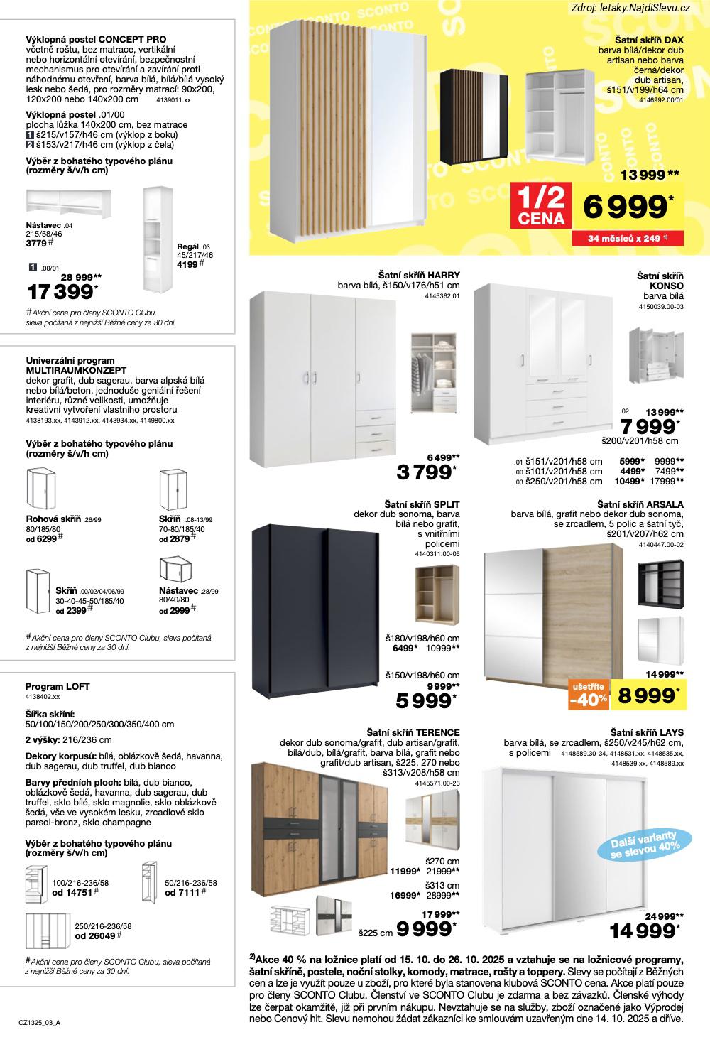 Let�k Sconto N�bytek  (15. 10. - 4. 11. 2025) - str. 3