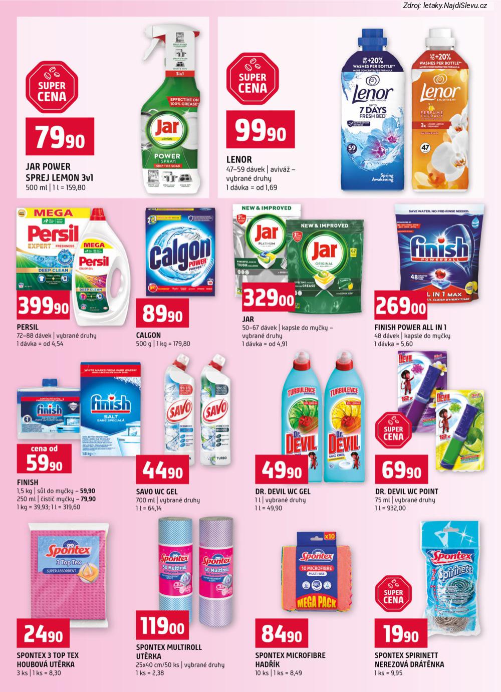 Let�k TERNO  (4. 2. - 10. 2. 2026) - str. 15: Spontex Spirinett, Spontex Microfibre, Spontex Multiroll, Dr. Devil