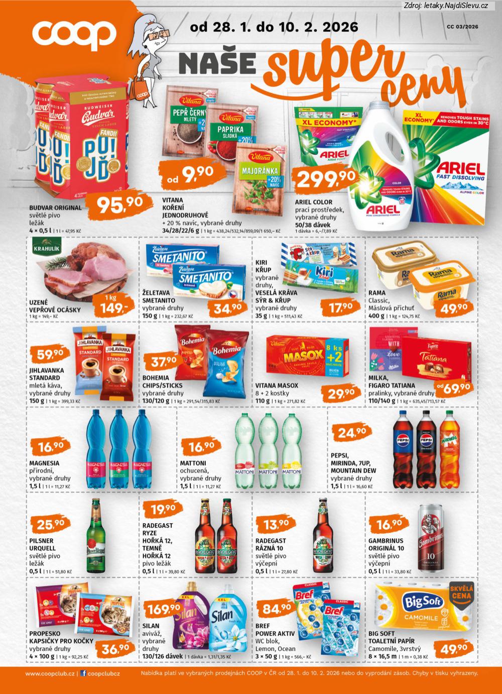 Let�k TERNO  (4. 2. - 10. 2. 2026) - str. 17: Big Soft, Silan, Bref Power, Propesko Kapsi�ky