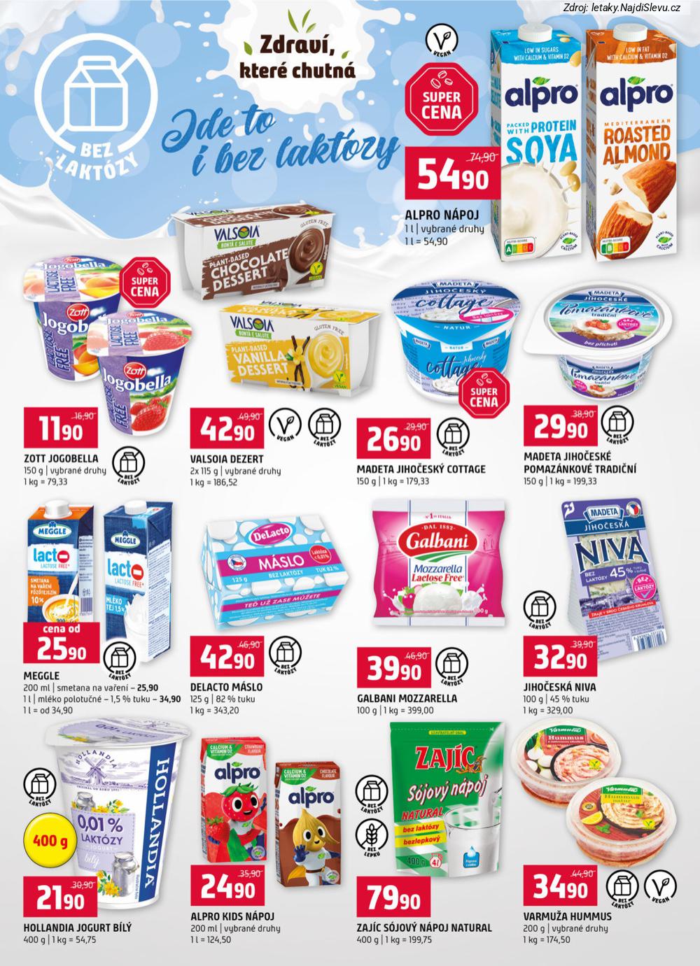 Let�k TERNO  (4. 2. - 10. 2. 2026) - str. 7: Zaj�c S�jov�, Varmu�a Hummus, Hollandia jogurt, Alpro Kids