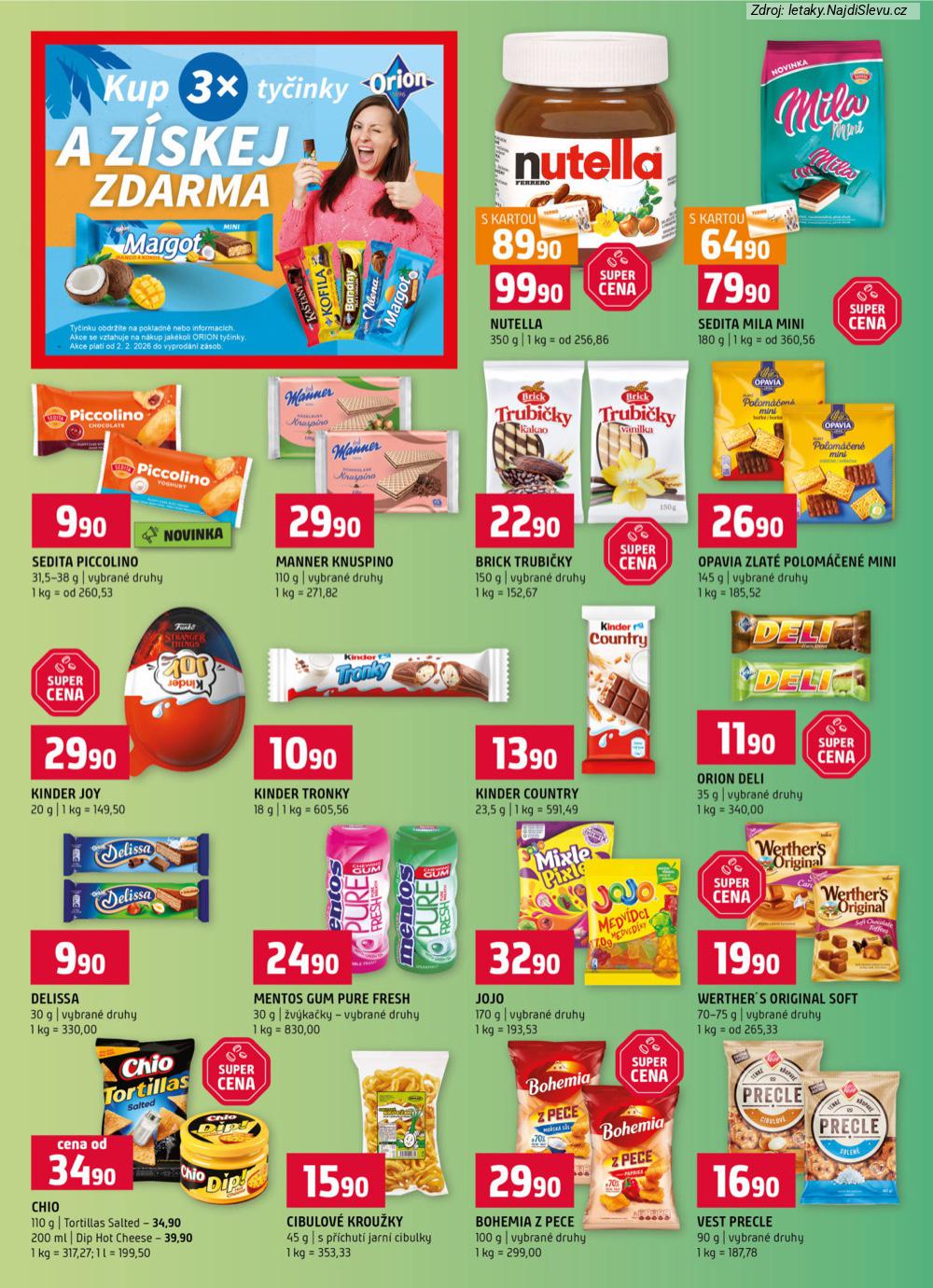 Let�k TERNO  (4. 2. - 10. 2. 2026) - str. 8: Bohemia z, Vest Precle, Cibulov� krou�ky, Chio