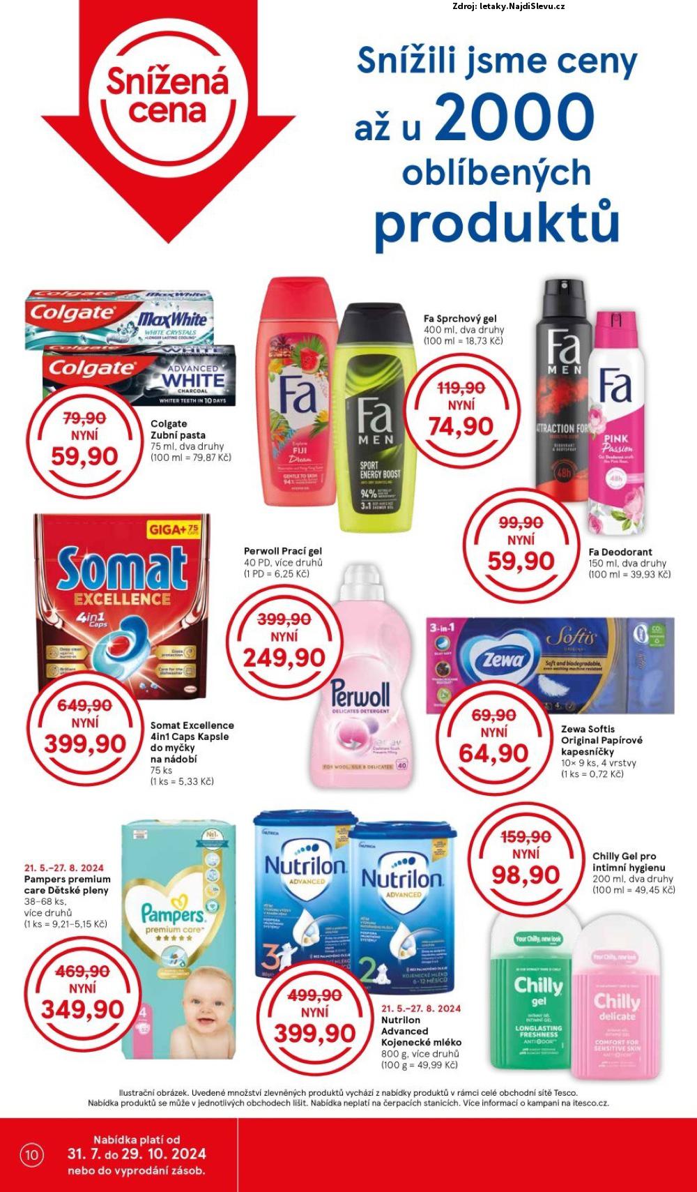 Strana 10 - leták Tesco (31. 7. - 6. 8. 2024)